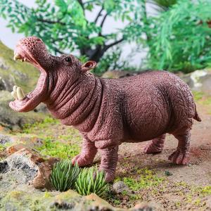 Modelli di Simulazione della Fauna Selvatica per Bambini Yxs, Giocattoli Educativi di Giraffa, Elefante, Ippopotamo, Zebra e Tigre - Product Image 3