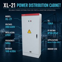 Panel Eléctrico Profesional Serie XL-21 LV 380V 15kA Tipo Fijo de Pie para Gabinete de Control de Bombas, Ventiladores y Transportadores