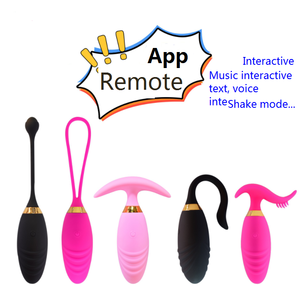 Intelligente Siliconen Kogel Seksspeeltjes Vibrerende Telefoon App <span class=keywords><strong>Wifi</strong></span> Draadloze Afstandsbediening Springeieren Vibrator Voor Vrouw Vagina - Product Image 1