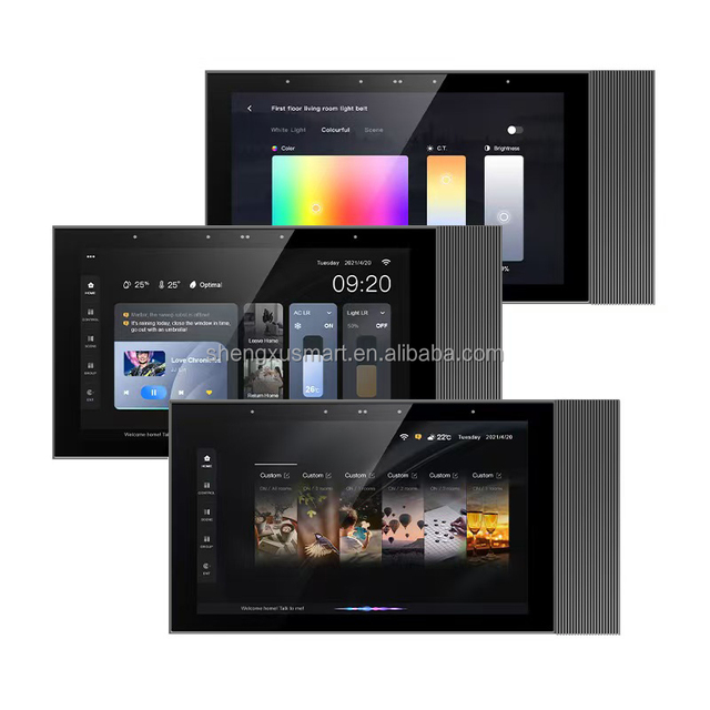 2025 7-Inch Android Smart Home Amplifier Smart Panel Touch Control Tuya Zigbee Multi-function Control Smart Home Control Panel