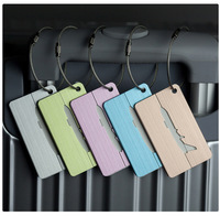 Étiquette de bagage de voyage personnalisée, porte-étiquette en aluminium anodisé vierge, étiquette de nom, étiquette d'identification, étiquette de bagage en métal personnalisée avec logo