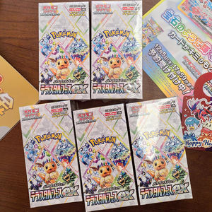 Pokemoned sv8a japonais TCG carte à collectionner psychique carnaval Eevee Deluxe Pack <span class=keywords><strong>arc</strong></span>-<span class=keywords><strong>en</strong></span>-<span class=keywords><strong>ciel</strong></span> évolution or boîte cadeau boîte <span class=keywords><strong>en</strong></span> gros - Product Image 6