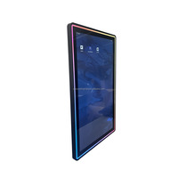 Monitor Táctil Todo en Uno de 27 Pulgadas con Panel LED, Sistema Operativo Windows, Iluminación de Borde, Respuesta Rápida, Monitor de Computadora Comercial de Autoservicio