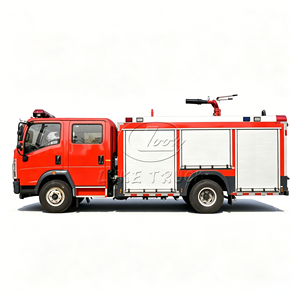 Camion de pompiers compact Old Town Rescue Howo 2000L à empattement court, opération flexible, idéal pour les espaces restreints - Product Image 1
