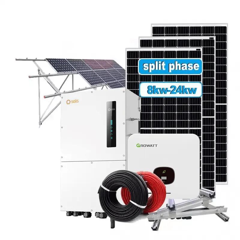 15kw 20kw 30kw 50kw 100kw Off-Grid Fotovoltaïsche Complete Set Zonne-Energie Off Grid Home Power Systemen