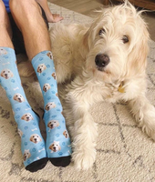 Motif OEM personnalisé sublimé en 3D colorant photo numérique pour hommes chaussettes imprimées en polyester vierge Sox Crew chaussettes à sublimation lot en stock