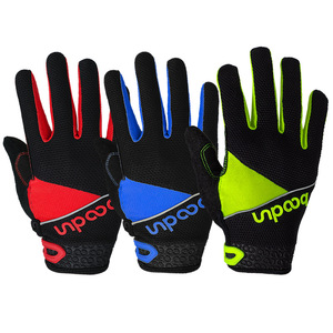 Gants de cyclisme en silicone GEL Boton bleus unisexes pour adultes - Product Image 2