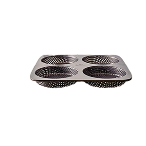 Moule à <span class=keywords><strong>pain</strong></span> à <span class=keywords><strong>hamburger</strong></span> <span class=keywords><strong>de</strong></span> 5 pouces en acier au carbone antiadhésif, écologique, compatible four, pour 4 pains à <span class=keywords><strong>hamburger</strong></span> faits <span class=keywords><strong>maison</strong></span> - Product Image 4