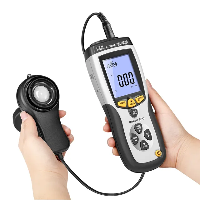 PAPULAR CEM DT-8809A Misuratore Di Luminanza USB Professionale Con Registrazione E Analisi Dei Dati OEM Personalizzabile