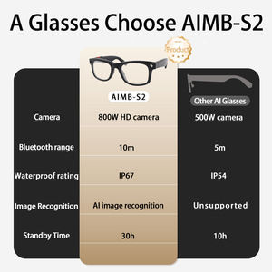 แว่นตากันแดดอัจฉริยะ S2 MAX พร้อมกล้อง ควบคุมด้วยระบบสัมผัส กันน้ำระดับ IP68 ชาร์จแม่เหล็ก รองรับ AI Translator บันทึกวิดีโอความละเอียด 720P เชื่อมต่อ WIFI - Product Image 3