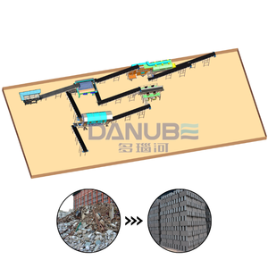 Maquinaria de Tratamiento de Residuos de 200t/d para Clasificación, Cribado y Separación de Arena, Ropa y Otros Residuos Sólidos en Vertederos y Reciclaje - Product Image 1