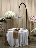 Support de lustre télescopique en aluminium réglable, robuste, pour mariage, fête, événements, décoration de scène