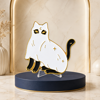 Épinglette en métal émaillé personnalisée sur mesure, thème Halloween (fantôme, chat, fête effrayante), pour fabricants, fournisseurs de boutiques de cadeaux, avec réduction quantitative