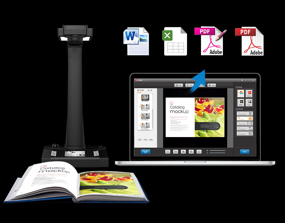 Joyusing V160 Pro Laser High Clarity 16.0MP Auto-Focus A3 Book Scanner
