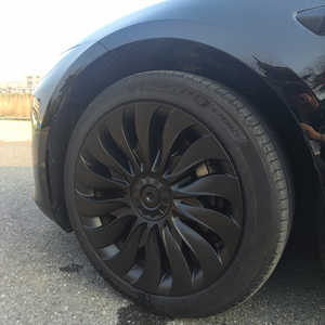 La cubierta de rueda de disco aerodinámico de 18 pulgadas actualiza la cubierta de rueda de <span class=keywords><strong>coche</strong></span> simétrica Little Cyclone ABS + PC para Tesla Model 3 - Product Image 4