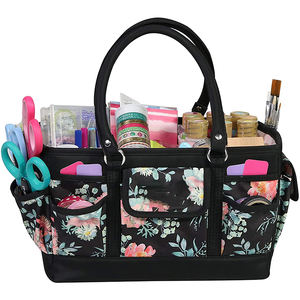 กระเป๋าอเนกประสงค์สำหรับงานฝีมือ กระเป๋าใส่ของขนาดใหญ่สำหรับอุปกรณ์ศิลปะและงานเย็บผ้า พร้อมช่องเก็บของสำหรับอุปกรณ์ทำสมุดภาพ - Product Image 5