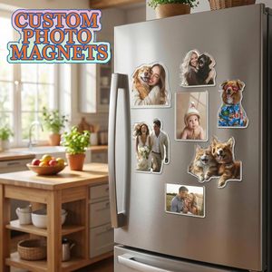 [Print USA] Imanes Cuadrados de Acrílico Impresos Personalizados con Foto, Respaldo Magnético Fuerte - Regalo Personalizado con Foto Familiar para <span class=keywords><strong>Mamá</strong></span> y Papá - Product Image 2