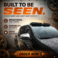 Barre lumineuse LED tout-terrain Ai4x4, nouvelle version, noir mat, super lumineuse, pour Fortuner 2016-2021 et D-MAX