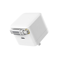 Grosir pengisi daya ponsel GAN atasan pengisian cepat telepon pengisi daya portabel 30w pengisi daya dinding dengan kabel