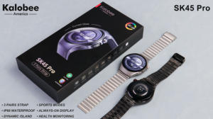 Yüksek kaliteli SK45proSmart İzle erkekler kadınlar için 3 sapanlar ile 1.53 inç Amoled ekran adım sayma uyku kalp hızı Smartwatch - Product Image 4