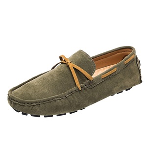 Vente en gros de chaussons personnalisés de fabricant chaussons plats d'hiver de grande taille mocassins en <span class=keywords><strong>daim</strong></span> mules pour hommes mocassins en tissu - Product Image 6