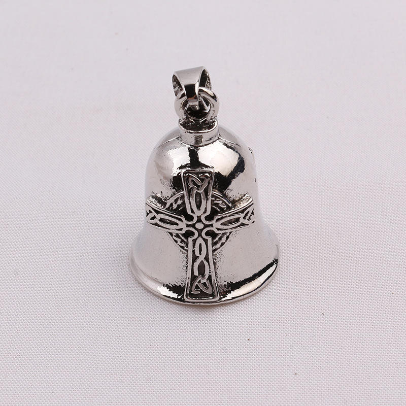 จี้ห้อยคอเดี่ยว รูปทรงระฆังไขว้