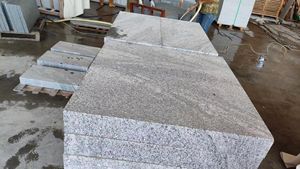 <span class=keywords><strong>Pierre</strong></span> de granit de couleur grise <span class=keywords><strong>naturelle</strong></span> pour jardin, pavés flammés et pavés et carreaux de sol antidérapants et épais - Product Image 2