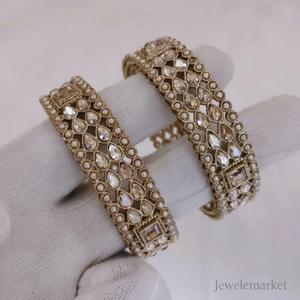 Parure de bijoux plaqué or 11151709LC _ 2.8 avec bracelets en pierre de cristal - Product Image 2