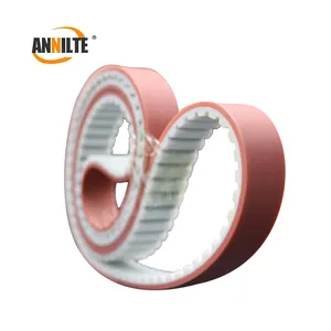 Annilte lathe tools conveyor timing belt red rubber coating belt