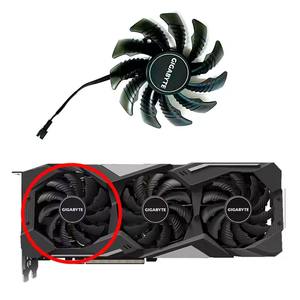 Ventilador enfriador de repuesto Radeon RX5700 para <span class=keywords><strong>Gigabyte</strong></span> RX 5500 5600 <span class=keywords><strong>5700</strong></span> <span class=keywords><strong>XT</strong></span> tarjeta gráfica de vídeo refrigeración PLD08010S12HH - Product Image 4
