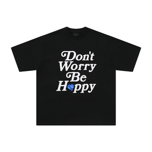 T-shirts vintage surdimensionnés pour hommes en coton 100% personnalisés, streetwear, lavage à l'acide, graphique en relief, respirant, impression de logo en relief - Product Image 5