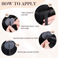 Extensions de cheveux Microlink, micro-boucles, cheveux humains doux, extensions de cheveux humains naturels, balayage brun foncé avec brun moyen