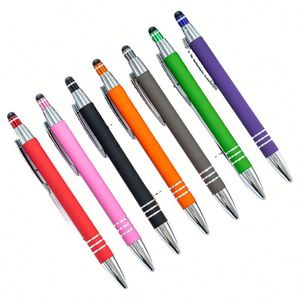 High Quality Custom Logo Rubber Coated Metal Ballpoint <b>Pen</b> Promotion Gift Soft Touch with Multi-<b>Color</b> for Business and School - Product Image 1