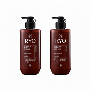 Shampooing liquide Black Cloud Volume 480 ml parfum musc boisé Ryeo en promotion, fortifiant les racines et soulageant la chute des cheveux, lot de 2 - Product Image 1