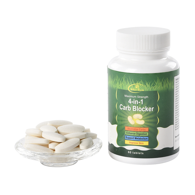 Private Label Beauty Health Weight Loss Pills Metabolism Support Fat burner 4 in 1 Carb Blocker Tablet