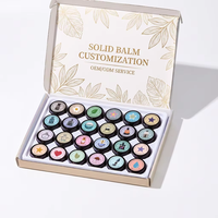 Ensemble de parfums solides miniatures de luxe personnalisables, 24 types de parfums solides aux senteurs florales pour hommes et femmes