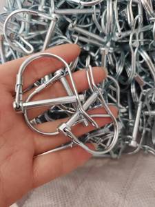 Nhà Máy Trực Tiếp Kẽm Mạ Carbon Thép Trailer <span class=keywords><strong>Pin</strong></span> Trọng Lực An Ninh D-Hình Khóa Pins 10Mm X 45Mm Cho Máy Kéo - Product Image 5