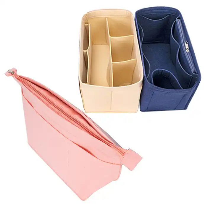 Felt Purse Insert Organizer Storage Inner Bag Insert With Inner Pockets For Handbag  Tote Bag | SHEIN USA