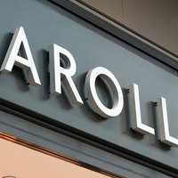 Enseigne murale flottante 3D en métal brossé argenté poli pour extérieur, avec logo, grandes lettres
