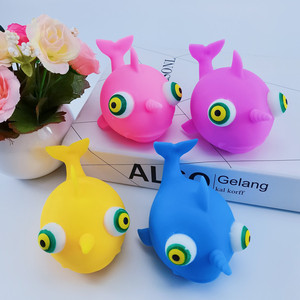 New Arrival TPR Creative Exclusive Animal Whale Fun <b>Squeeze</b> Stress Relief Toys for Kids Boys and Girls Promotional Gifts - Product Image 1
