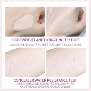 ครีมรองพื้นเนื้อครีมผสมแป้ง NOVO air Cushion <span class=keywords><strong>2</strong></span>-in-1 ติดทนนาน ควบคุมความมัน กันน้ำ - Product Image 4