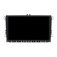 Autoradio Bluetooth avec écran tactile 9 pouces pour VW Golf 5, compatible CarPlay et Android Auto sans fil, radio FM, Mirror Link, recharge USB