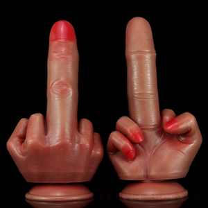 Nouveau Dildo à Ventouse pour Femmes, Masturbateur Féminin en Silicone Liquide, Dildos Réalistes en Forme de Doigt, Stimulateur Vaginal et Anal, Jouet Sexuel - Product Image 3