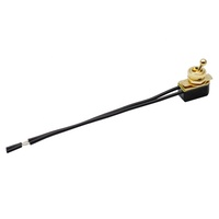Interrupteur à bascule doré plaqué or 6A 125V avec câblage