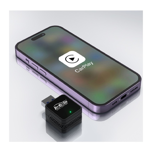 JoyeAuto MMB Plug-and-Play 5G WiFi Wireless CarPlay Adapter for BMW Mercedes Audi (2015-2023 Models) Retains OEM Features
