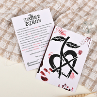 Cartes de remerciement personnalisées en papier d'art pour e-commerce, avec coupon de réduction, pour petites entreprises – Guide de soins après-vente