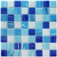 Mosaïque de verre Carré Piscine Mosaïque de verre bon marché