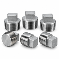 Bouchon de tuyau carré sur mesure, filetage mâle NPT BSPT, raccord hydraulique pneumatique, OEM personnalisé