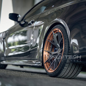 ล้อฟอร์จ XINLAI รุ่นใหม่ สีดำ 4 ชิ้น ขนาด 18-22 นิ้ว 5x100 5x112 5x114.3 5x120 ดีไซน์เว้า สำหรับ Audi A4 A5 A6 - Product Image 3