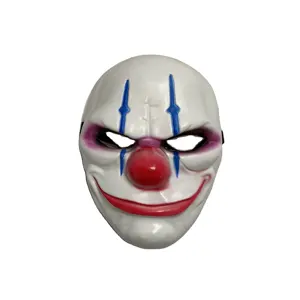 Hot Sale Scary Red Nose Cown Maske Rave Joker Festival Cosplay Halloween Maske